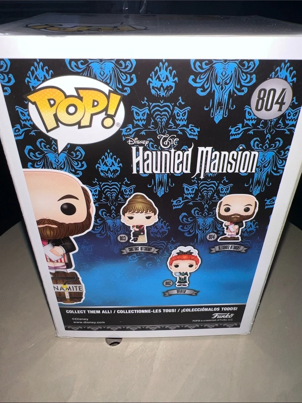 Haunted Mansion Funko Pop #804 – Alexander Nitrokoff – Limited Edition – BNIB